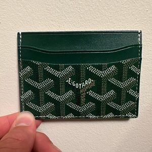 Goyard Cardholder green